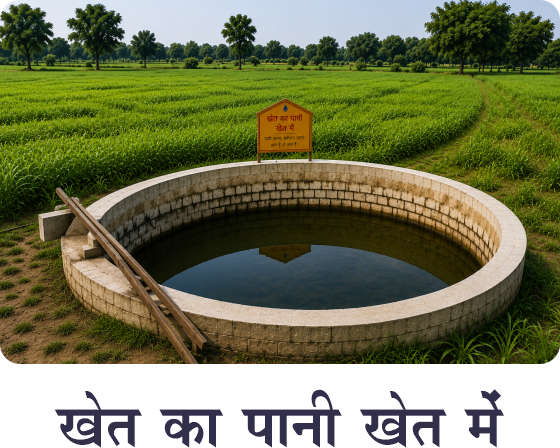 khet ka pani khet me